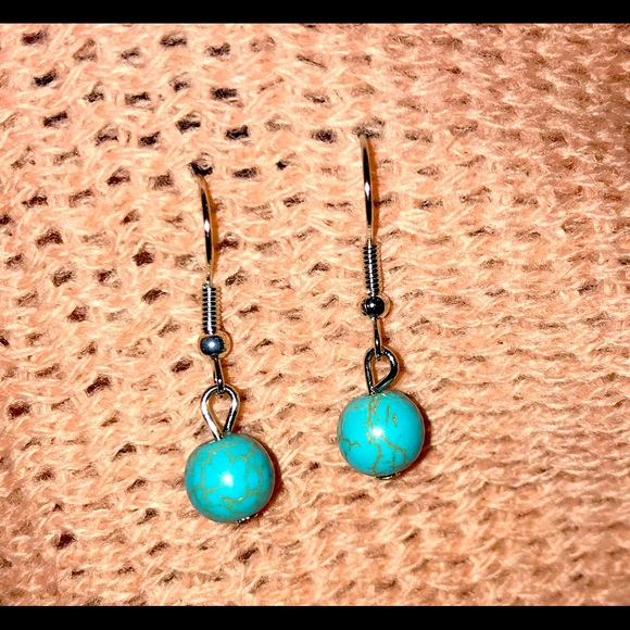 None Jewelry - Turquoise Fashion Jewelry Earrings